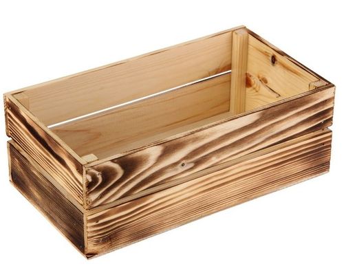 Ящик дерево 24,5х13,5хH9см, №1 экзотик