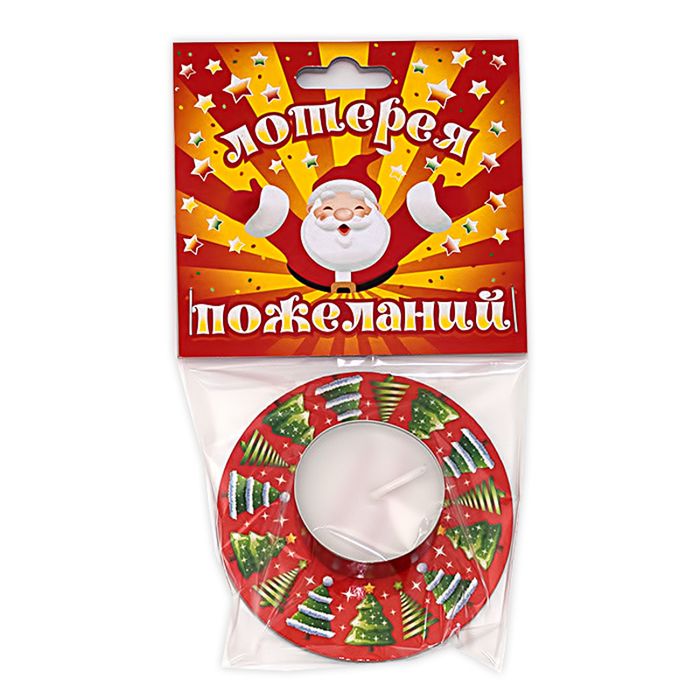 Свеча шоу-бокс НГ "Лотерея желаний" 9 см