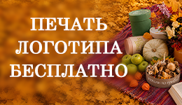 Нанесение логотипа (тиснение) — бесплатно