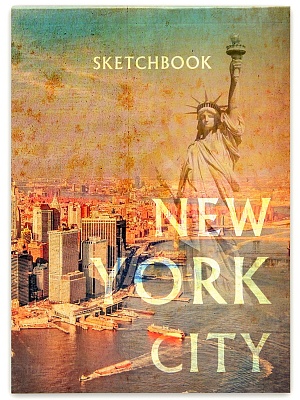 Скетчбук А5 New York, 48л, КБС