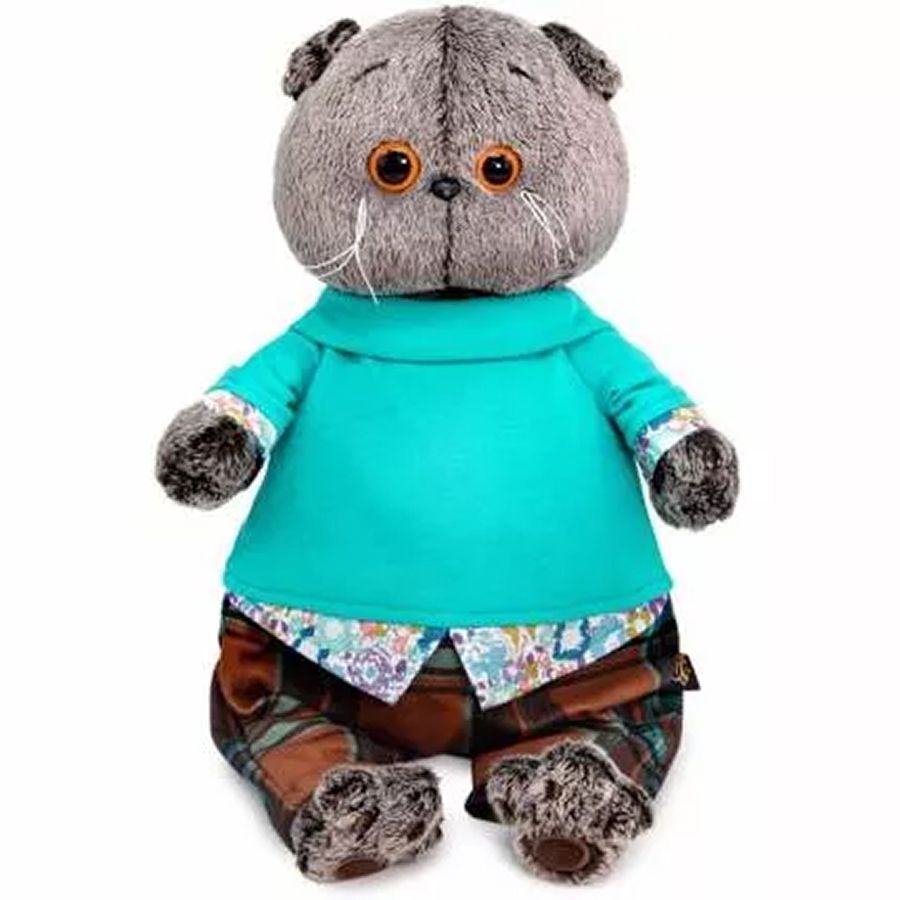 Кот Басик в штанах в клетку Ks19-187