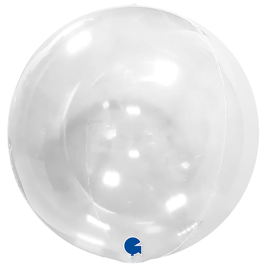 Шар Ф 15" СФЕРА 3D Кристал Прозрачный/Clear 38см /G