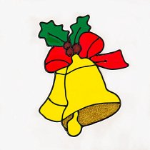 Наклейка на окно  "Колокольчики" 20х20 см