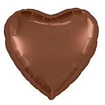 Шар Ф 19" Сердце терракота Бохо 48 см /Ag