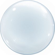 Шар 24" СФЕРА BUBBLE DECO прозрачный 60 см  (10 шт./уп.)