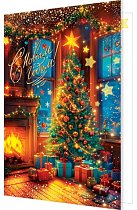 С Новым годом! (золотые блестки)