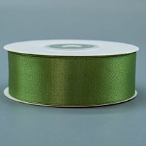 Лента атлас 2,5 см,  эвкалипт,  25ярд (22,85 м)