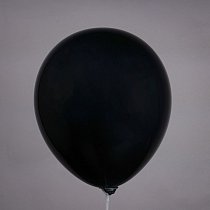Шар12'' Пастель черный/Black (50 шт./уп.) /БК