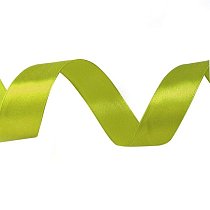 Лента Атлас 1,2 см,  Свежая зелень 22,85 м