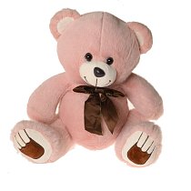 Мягкая игрушка медведь с бантом Март 32см 