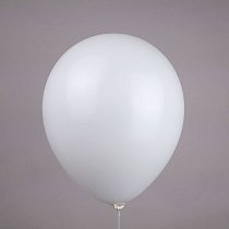 Шар12'' Пастель белый/White (50 шт./уп.) /БК