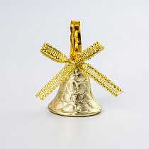 Колокольчики золотые 2,5 см (12 шт./уп.)