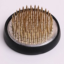 Кензан флористический D=4,6см,  медный (длина иглы - 11 мм)