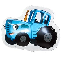 Шар ФИГУРА/26'' Синий трактор 66 см /К