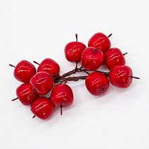 Яблоки красные 2 см (12 шт./уп.)