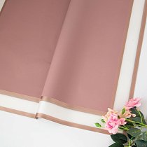 Пленка матовая 57,5х57,5см (±0,5см),  однотонная,  Золотое облако,  чайная роза,  50мкр (20 шт./уп.)