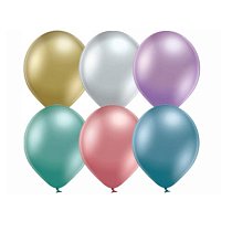 Шар14" Хром ассорти/Glossy 105 (50 шт./уп.) /В