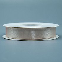 Лента атлас 1,2 см,  пудровая,  25ярд (22,85 м)