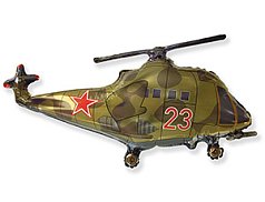 Шар ФИГУРА/38" Вертолет 57х96 см /FM