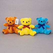 Мягкая игрушка Медведь с бантом 20см  7017