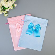 Мешочки для денег. На дочку,  сыночка. Атлас. (цена за 2 шт.)