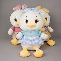 Мягкая игрушка "Утка" кокетка 45 см