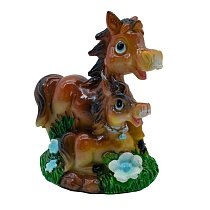 Фигурка Лошадь с жеребенком 6,5х5х9 см