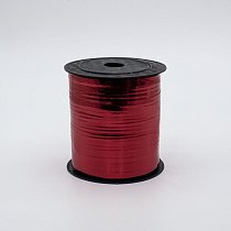 Лента полипроп. металл 0,5см х 250ярд (229м),  красная