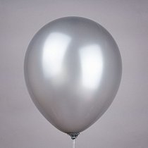 Шар12'' Металлик серебро/Silver (50 шт./уп.) /БК